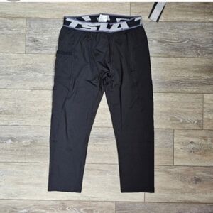 Men's Black Performance Compression Pants - Unbranded Sz L